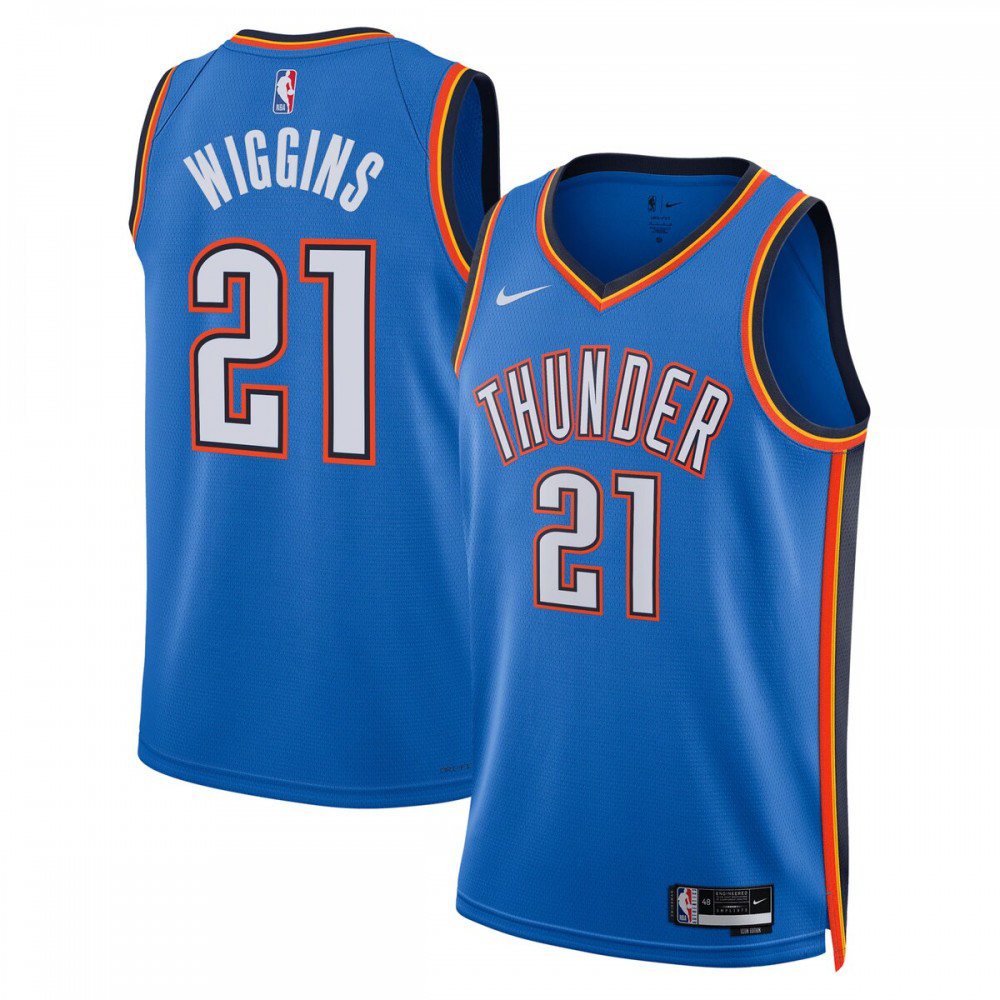Aaron Wiggins Oklahoma City Thunder Unisex Swingman Player Jersey - Icon Edition - Blue-Pro Kit Vault | Brand New 26/27 Sports Jerseys